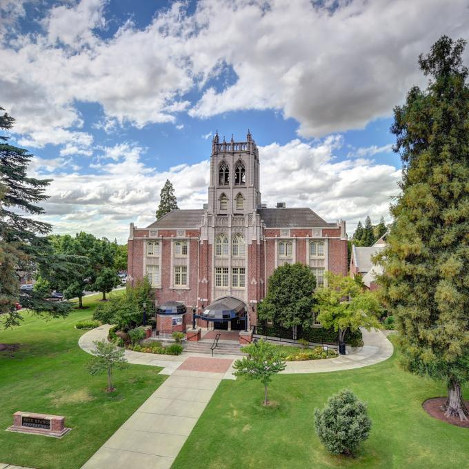 One of the stunning buildings on the University of the Pacific campus One of the stunning buildings on the University of the Pacific campus