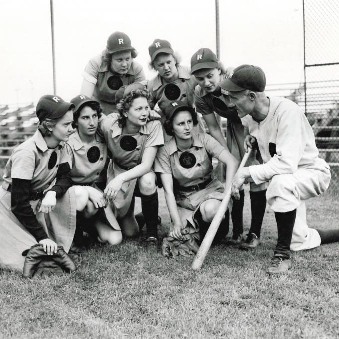 Rockford Peaches women’s baseball team Rockford Peaches women’s baseball team