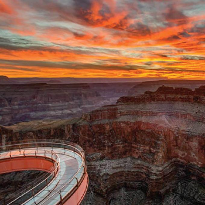 The Grand Canyon Skywalk in Arizona The Grand Canyon Skywalk in Arizona
