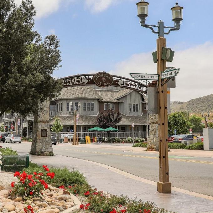 The entrance to Old Town Temecula, California The entrance to Old Town Temecula, California