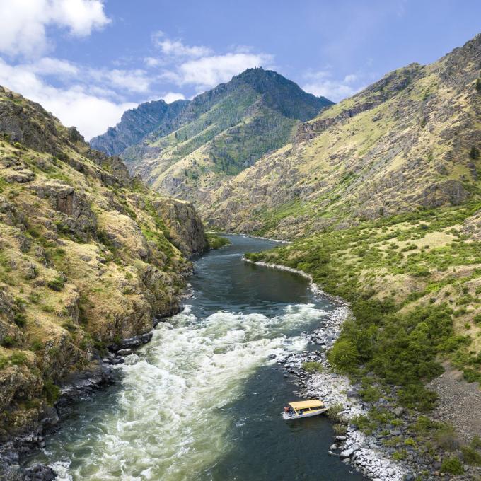 Hells Canyon, the USA’s deepest river gorge, in Lewiston, Idaho Hells Canyon, the USA’s deepest river gorge, in Lewiston, Idaho
