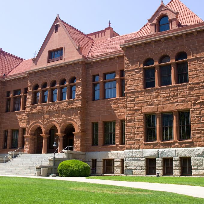 Outside the historic old courthouse in Santa Ana, California, now home to the Orange County History Center Outside the historic old courthouse in Santa Ana, California, now home to the Orange County History Center