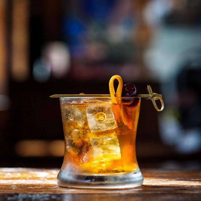 A bourbon cocktail in a Lexington, Kentucky, bar A bourbon cocktail in a Lexington, Kentucky, bar