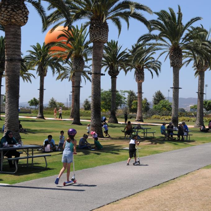 A sunny day at Great Park in Irvine, California A sunny day at Great Park in Irvine, California