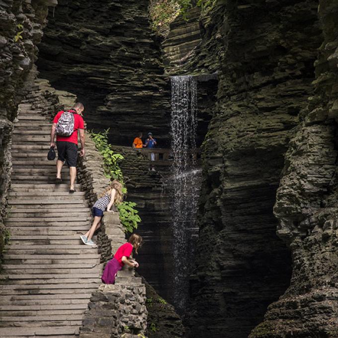 Watkins Glen State Park near Watkins Glen, New York Watkins Glen State Park near Watkins Glen, New York