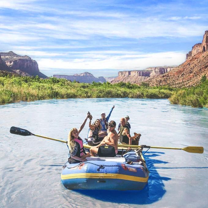 Rafting the Colorado River near Grand Junction, Colorado Rafting the Colorado River near Grand Junction, Colorado