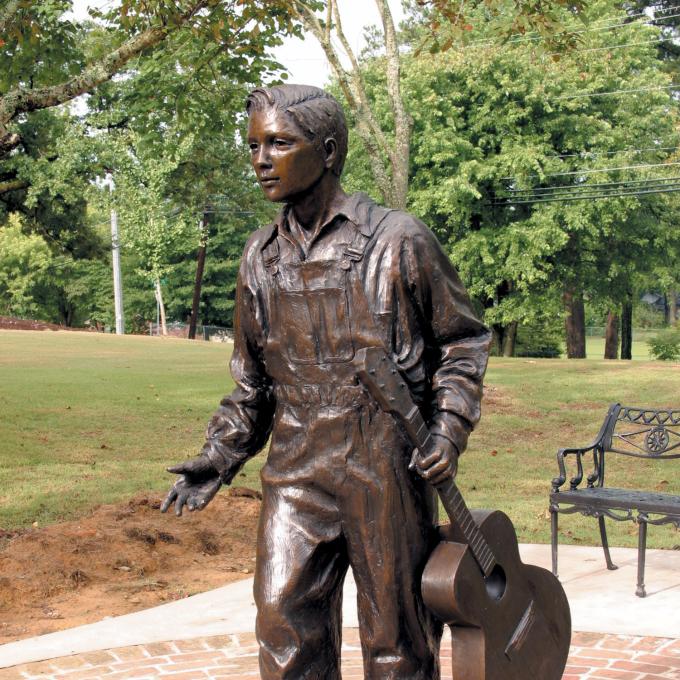 A statue of Elvis Presley outside the Elvis Presley Birthplace in Tupelo, Mississippi A statue of Elvis Presley outside the Elvis Presley Birthplace in Tupelo, Mississippi