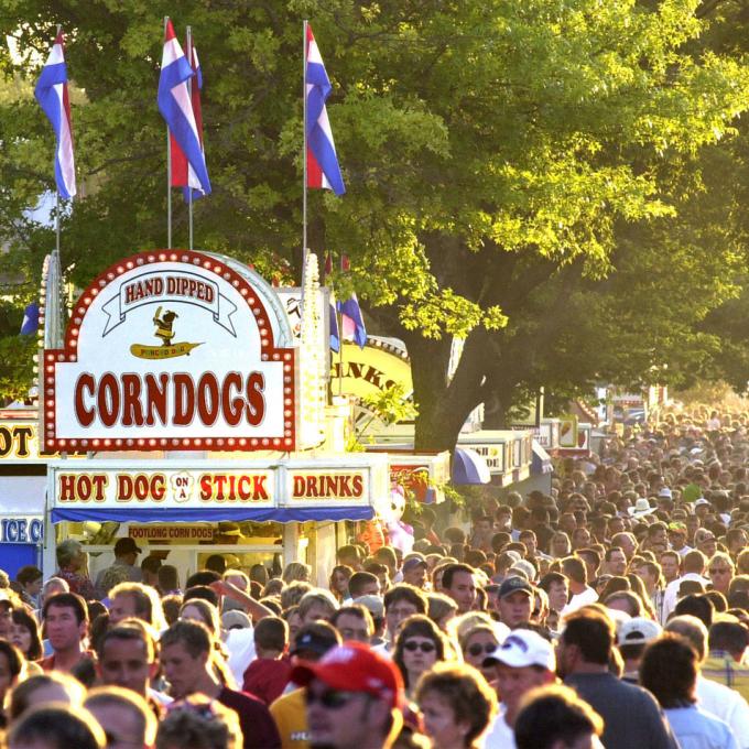 The Iowa State Fair in Des Moines, Iowa The Iowa State Fair in Des Moines, Iowa