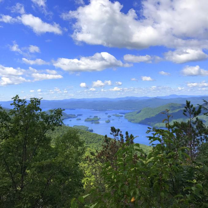 View of Lake George, New York, from Black Mountain View of Lake George, New York, from Black Mountain
