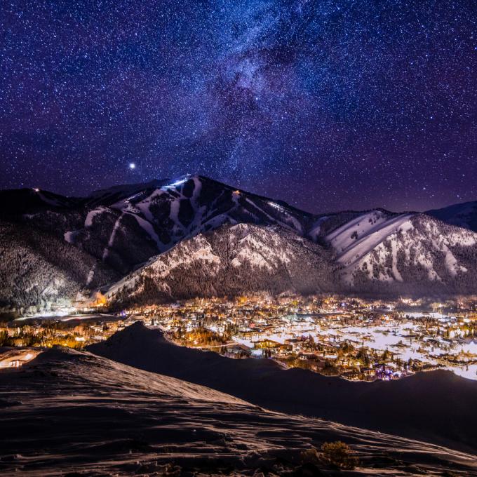 Starry skies over Dollar Mountain Starry skies over Dollar Mountain