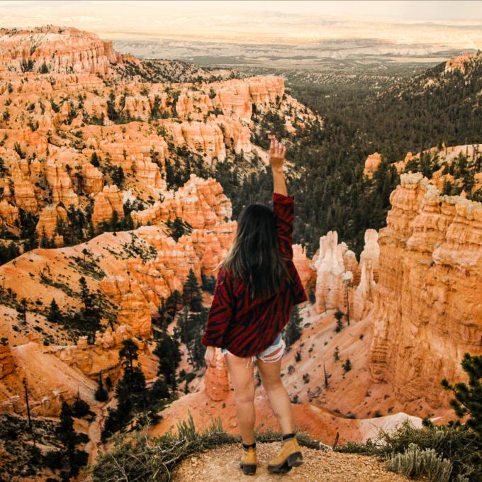 Hiking in Bryce Canyon National Park, Utah