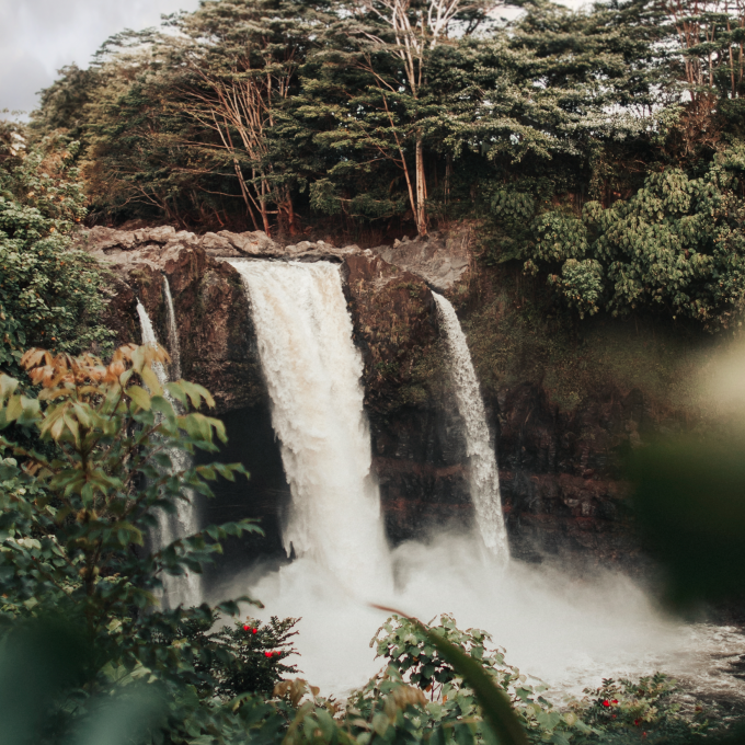 Rainbow Falls in Hilo, Hawaii