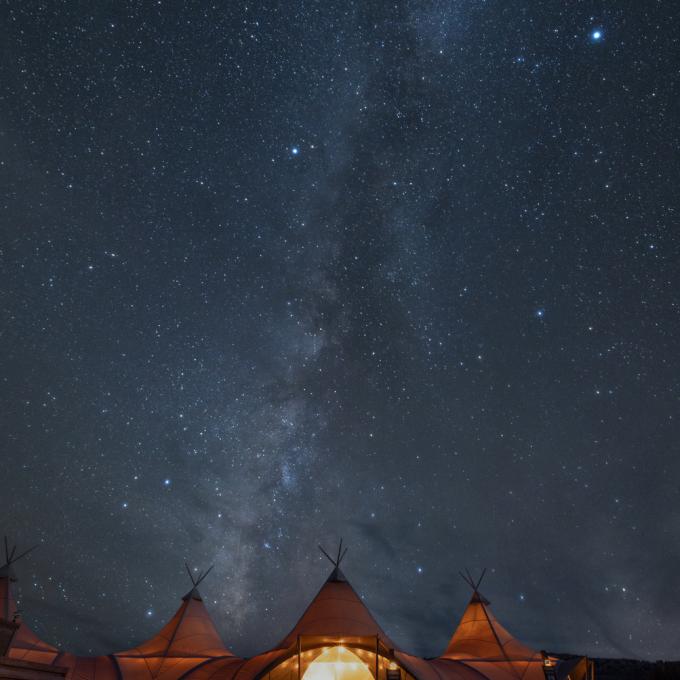 Glamping under the stars near Bryce Canyon National Park in Utah