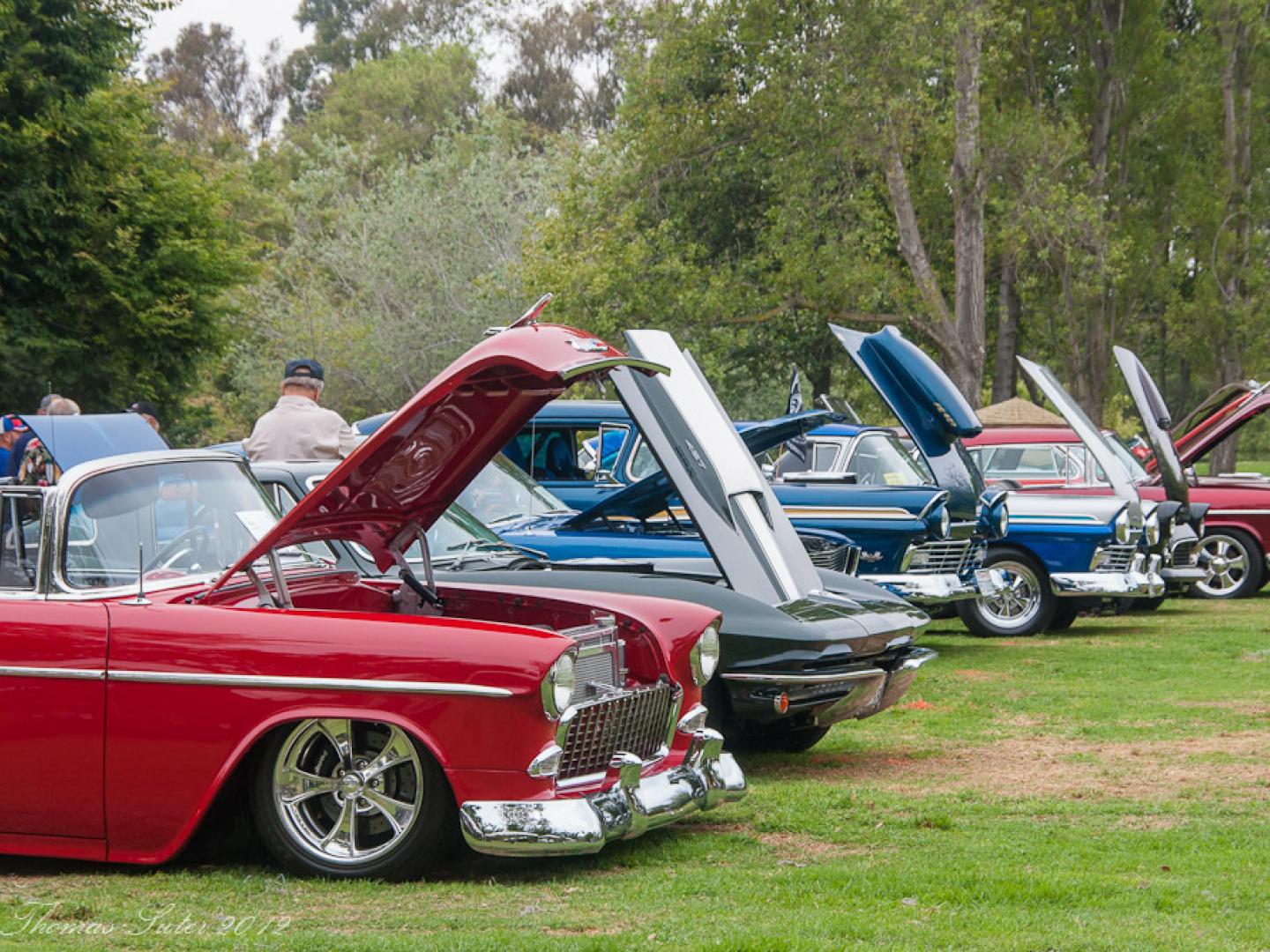 Voitures en exposition au Huntington Beach Concours D'Elegance Voitures en exposition au Huntington Beach Concours D'Elegance