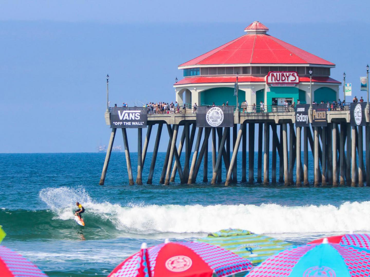 Surfeur lors du Vans US Open of Surfing Surfeur lors du Vans US Open of Surfing