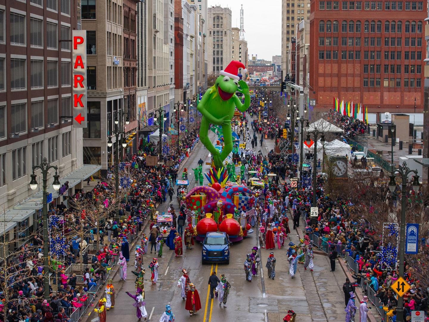 America’s Thanksgiving Parade im Zentrum von Detroit America’s Thanksgiving Parade im Zentrum von Detroit