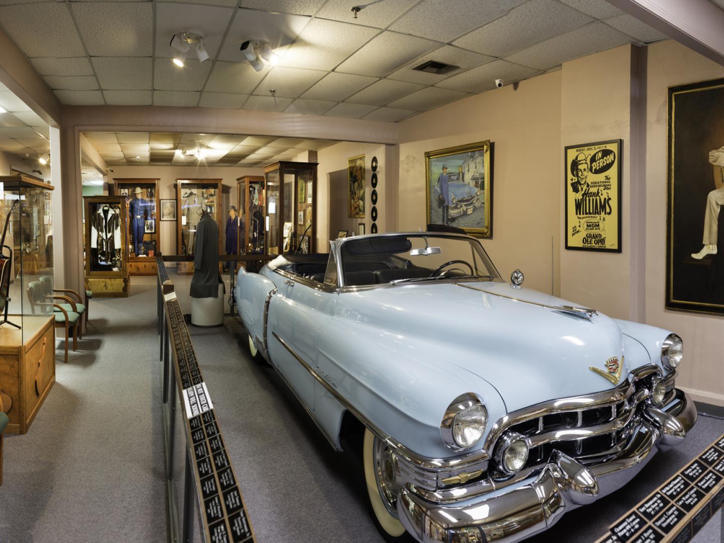 Interior view of the Hank Williams Museum in Montgomery, Alabama Interior view of the Hank Williams Museum in Montgomery, Alabama