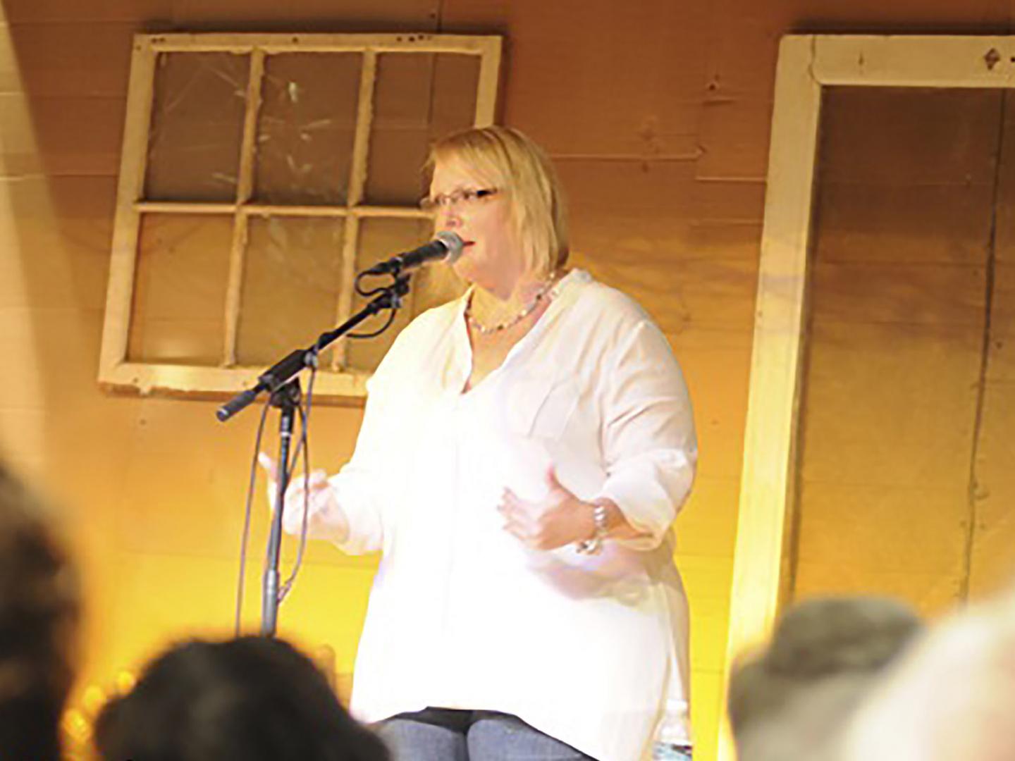 A spoken word performance during the Alabama Tale Tellin’ Festival in Selma A spoken word performance during the Alabama Tale Tellin’ Festival in Selma