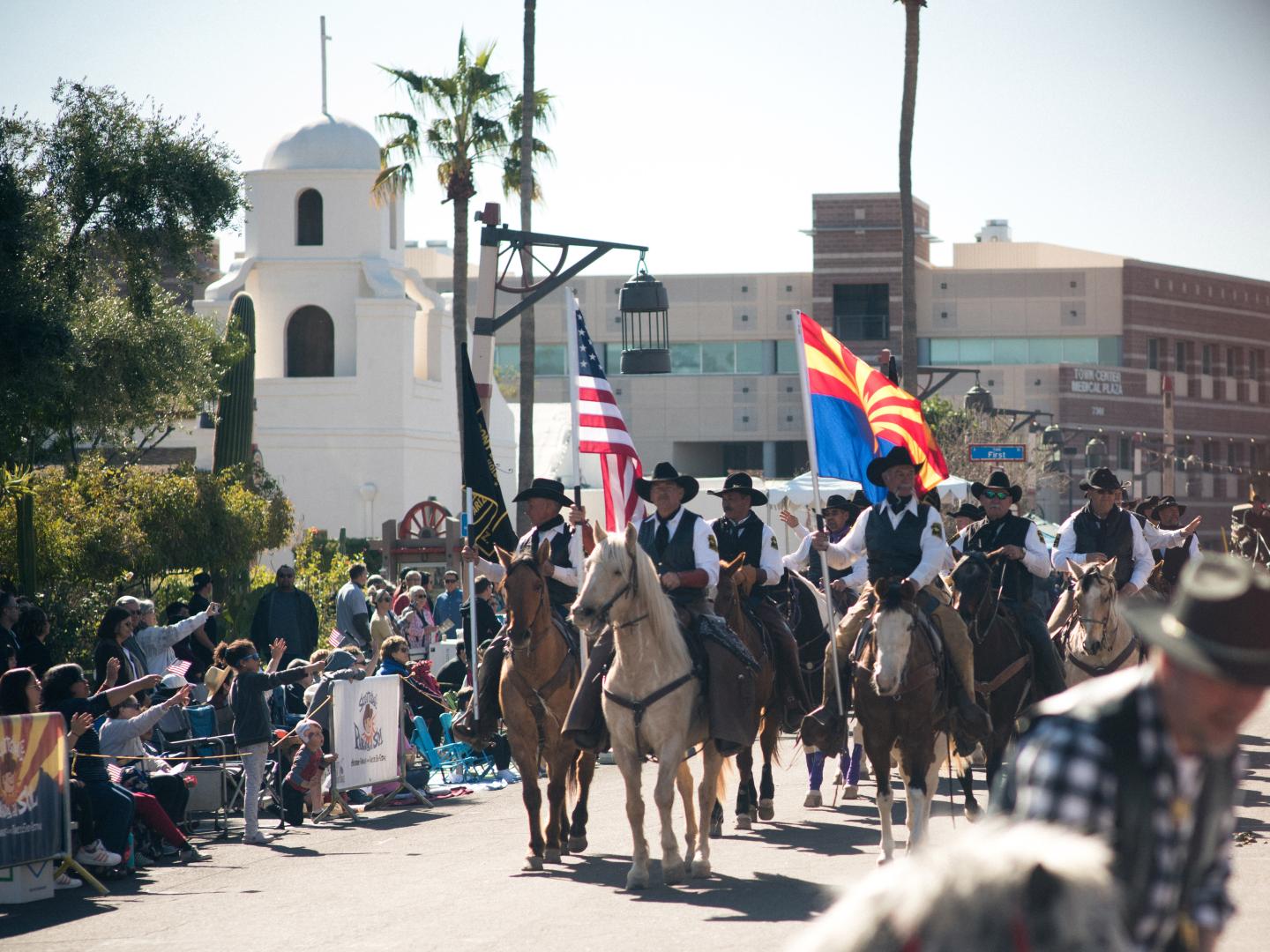 Die alljährliche Parade „Parada del Sol“ ist fester Bestandteil der Western Week in Scottsdale, Arizona Die alljährliche Parade „Parada del Sol“ ist fester Bestandteil der Western Week in Scottsdale, Arizona