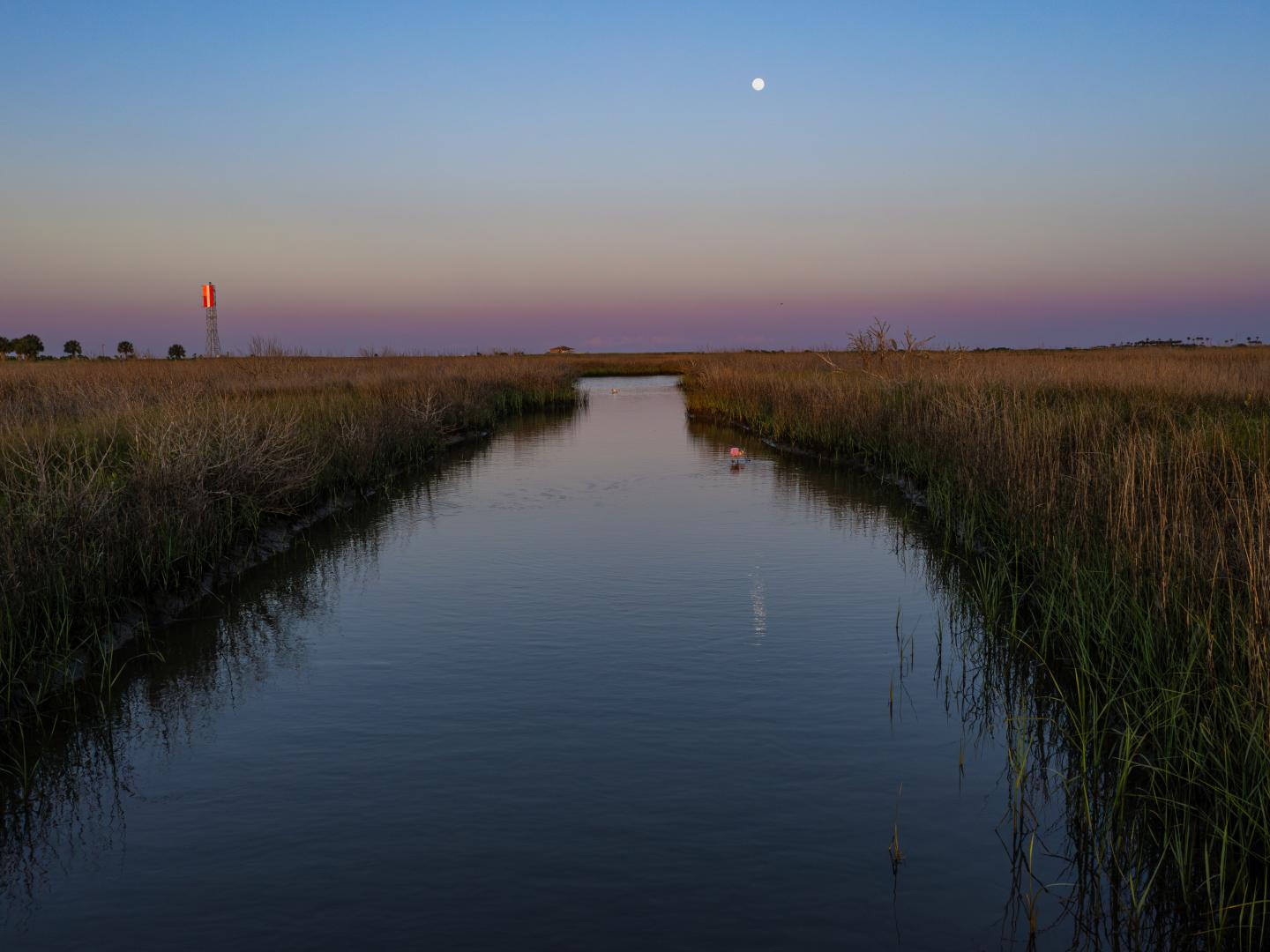 Das Naturschutzgebiet East End Lagoon Nature Preserve in Galveston, Texas Das Naturschutzgebiet East End Lagoon Nature Preserve in Galveston, Texas