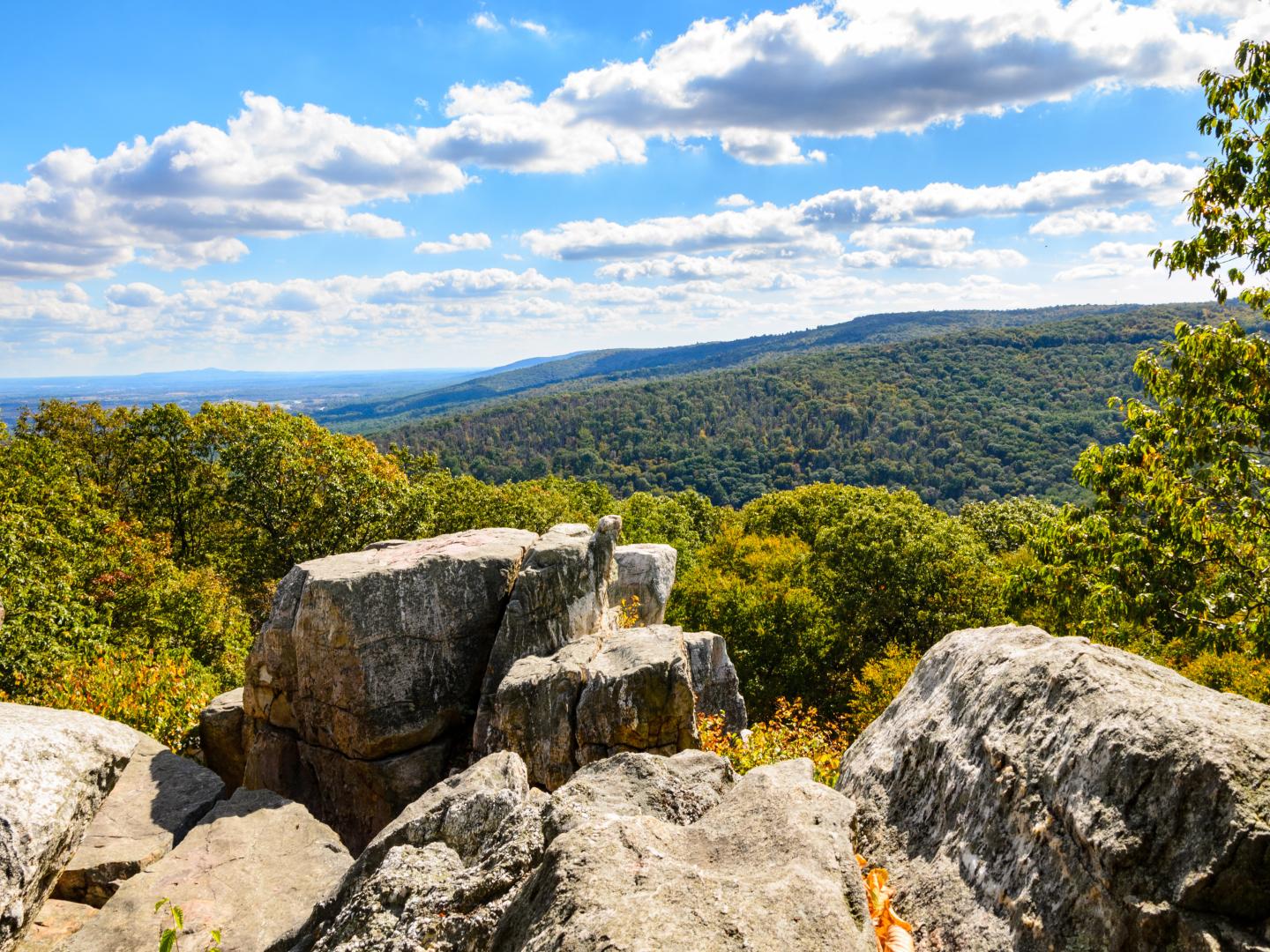 A view from Catoctin Mountain in the Appalachians A view from Catoctin Mountain in the Appalachians