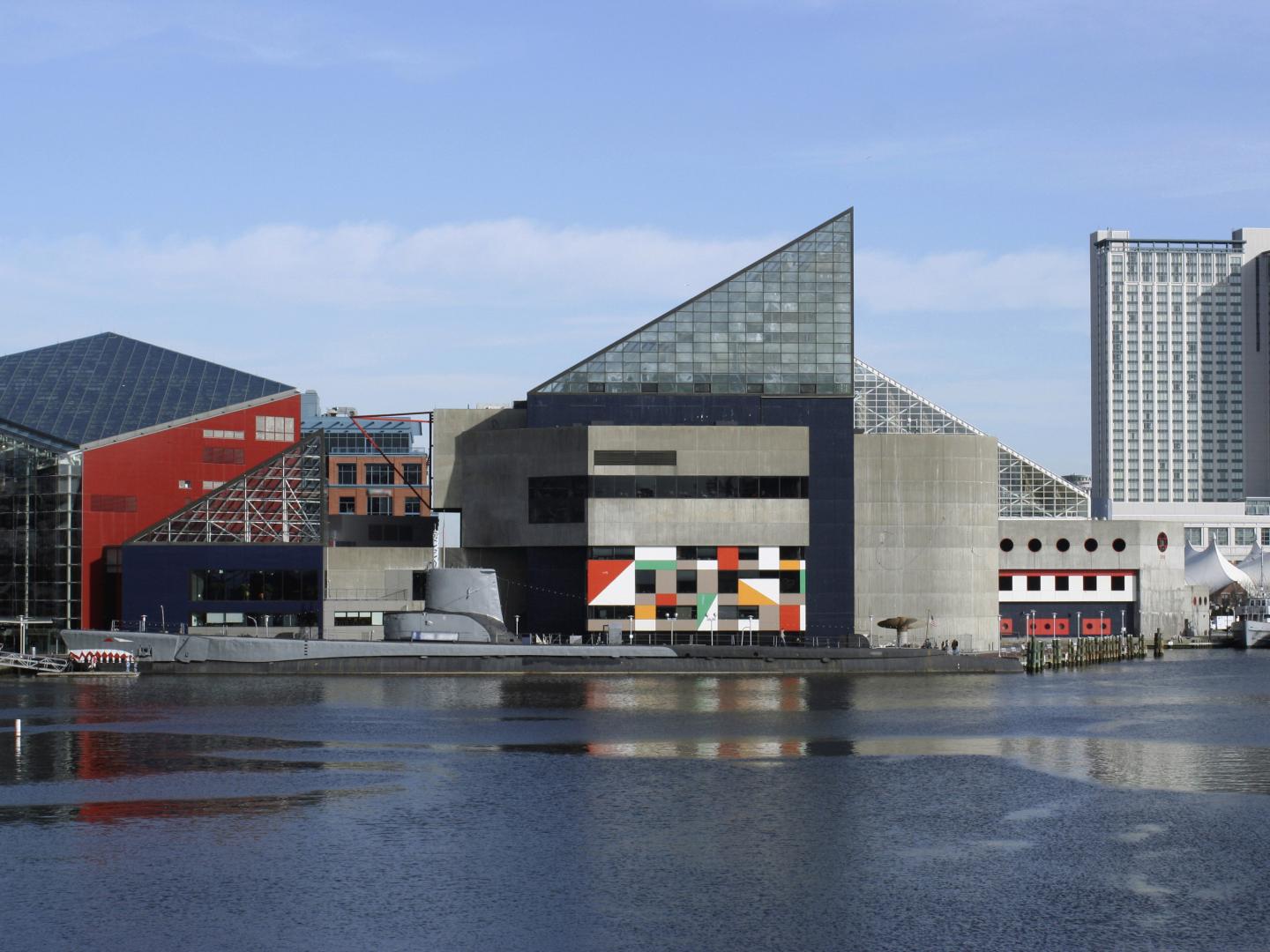 The National Aquarium in Baltimore Harbor The National Aquarium in Baltimore Harbor