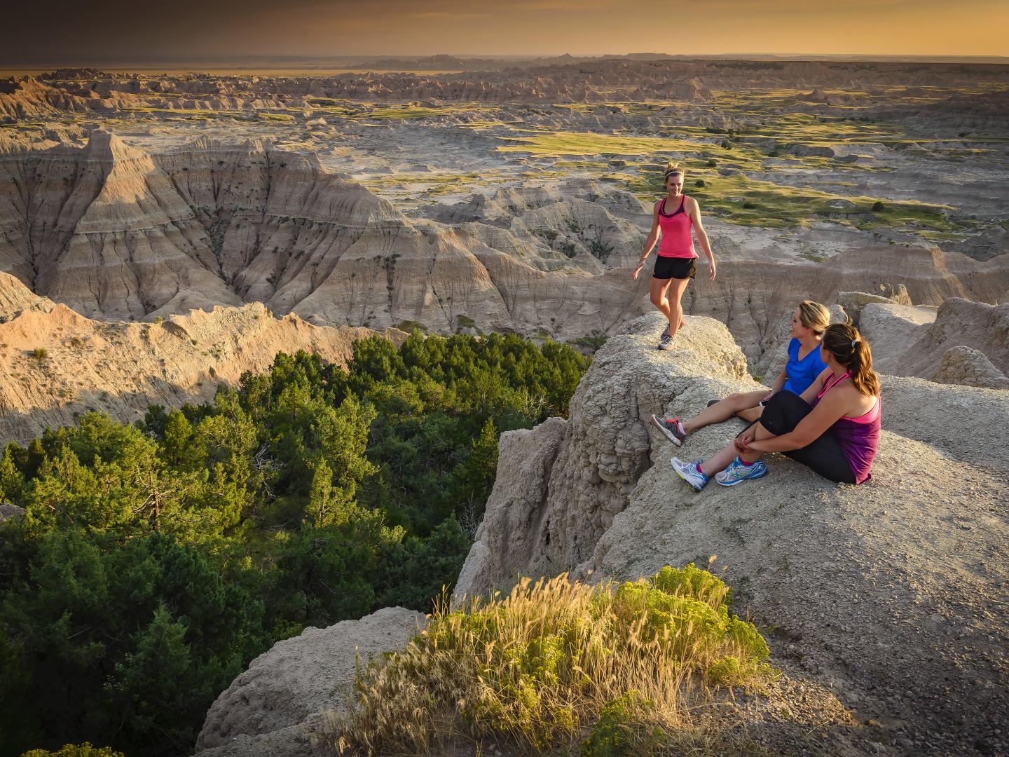 A hike through the Badlands A hike through the Badlands