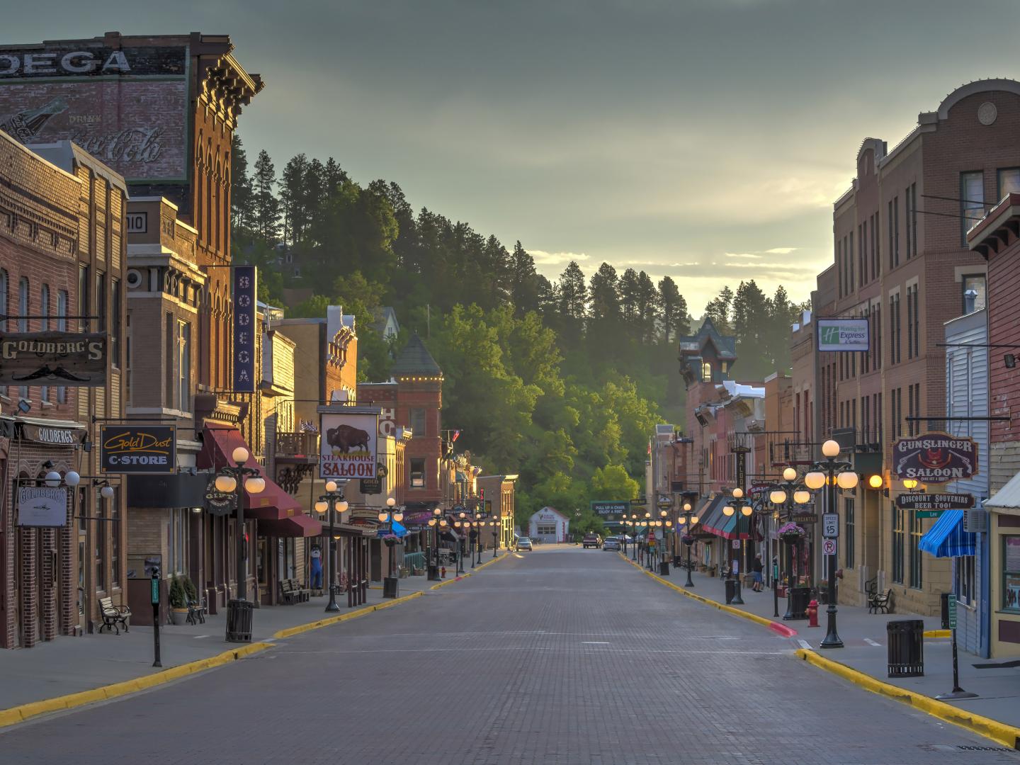 A long view of historic Deadwood A long view of historic Deadwood