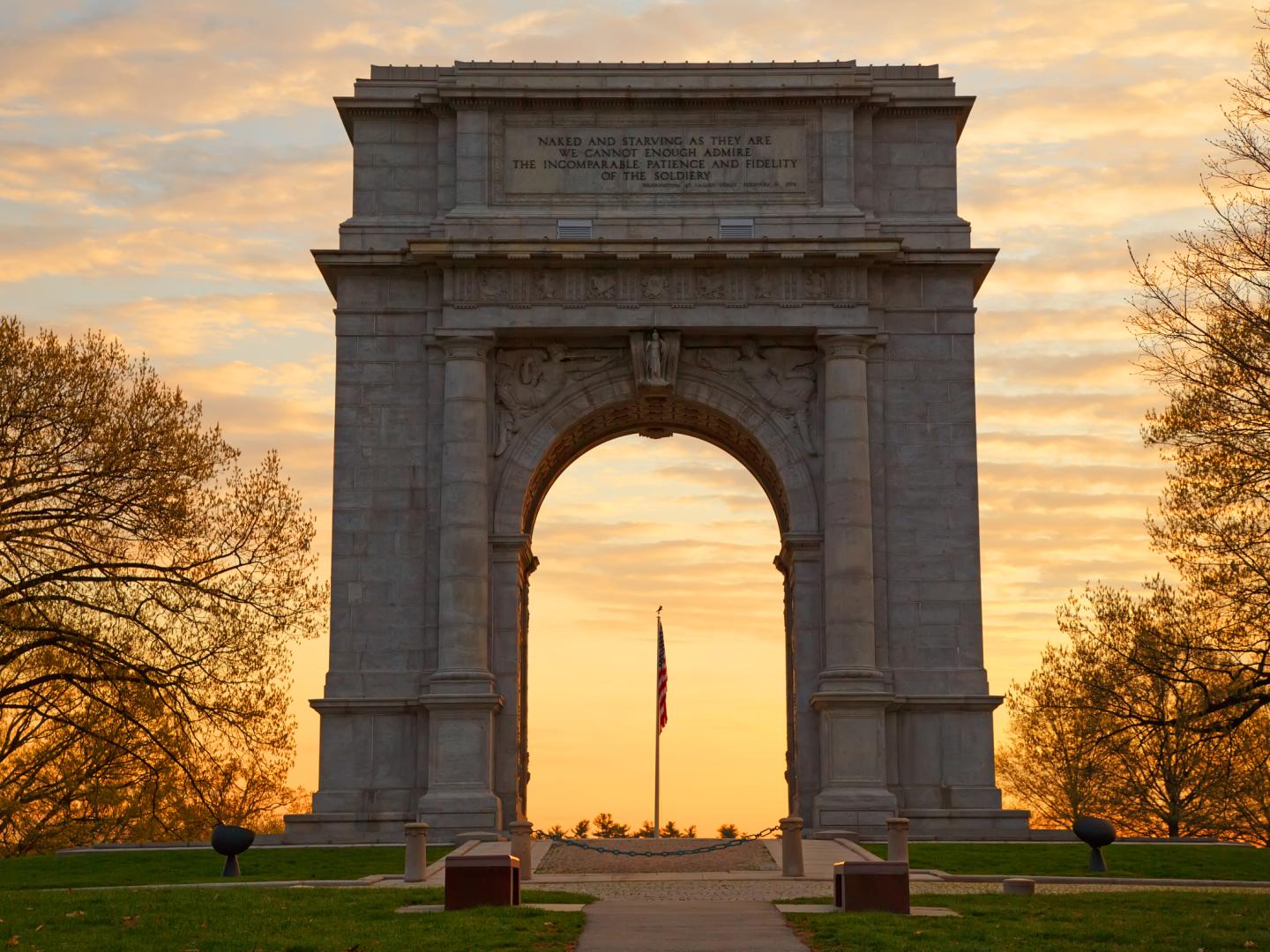 Memorial Arch in Valley Forge National Historical Park Memorial Arch in Valley Forge National Historical Park