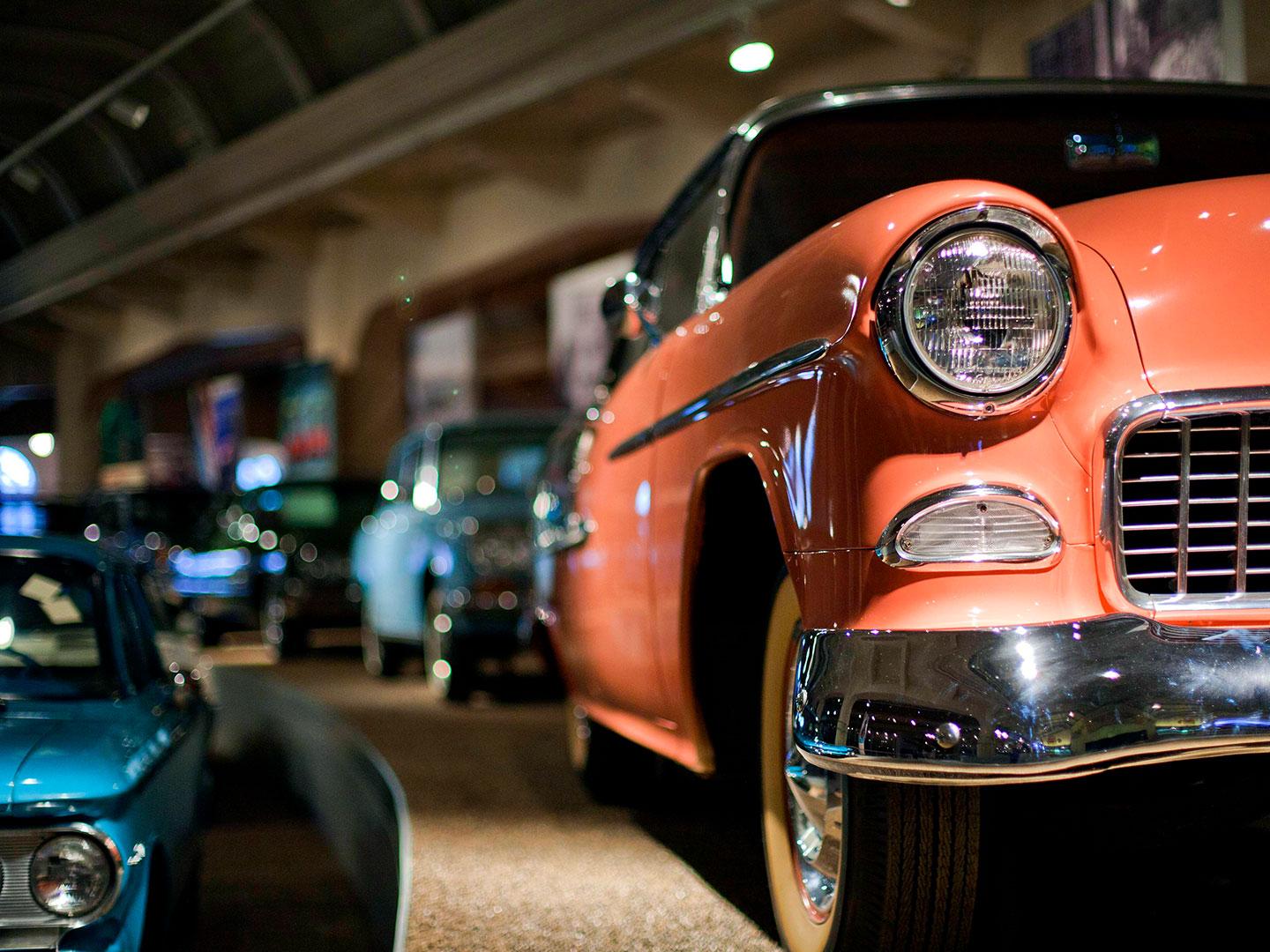 Classic cars on display at the Henry Ford Museum of American Innovation Classic cars on display at the Henry Ford Museum of American Innovation