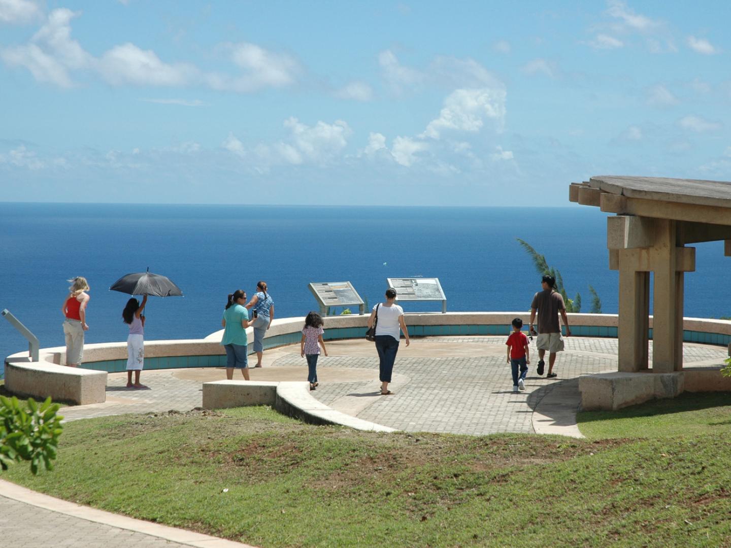 Asan Beach Overlook in War in the Pacific National Historical Park Asan Beach Overlook in War in the Pacific National Historical Park