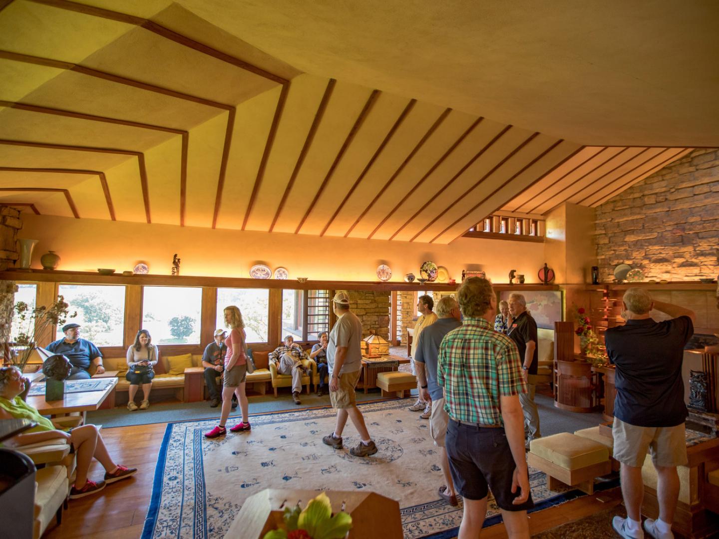 Recorrido por el interior de la finca Taliesin de Frank Lloyd Wright en Wisconsin Recorrido por el interior de la finca Taliesin de Frank Lloyd Wright en Wisconsin