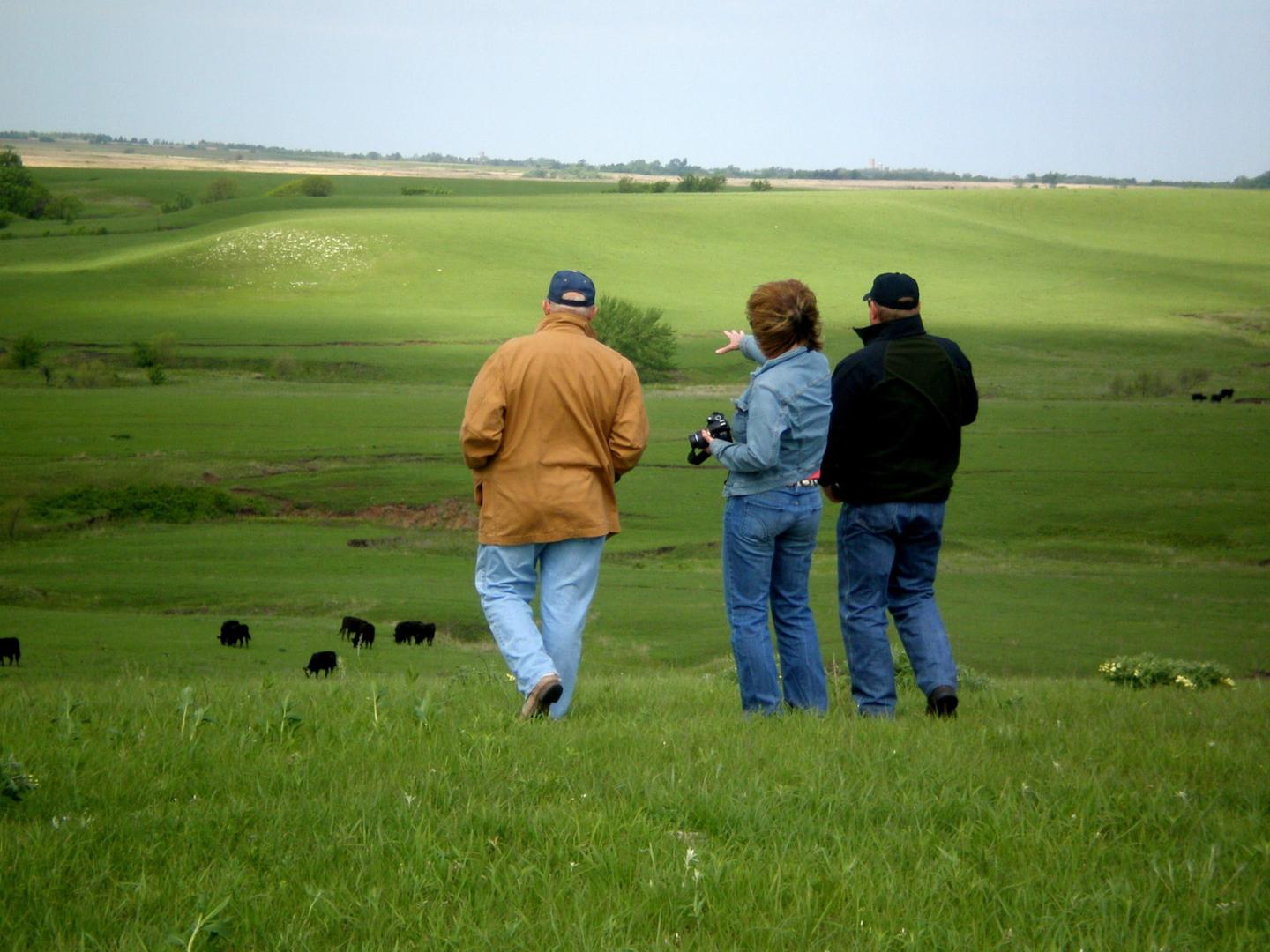 Picturesque vistas in Flint Hills, Kansas Picturesque vistas in Flint Hills, Kansas