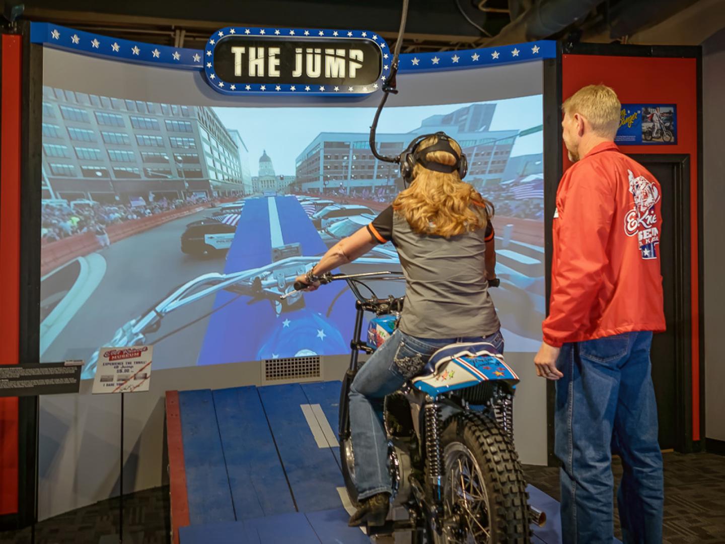 Exploring the attractions at the Evel Knievel Museum in Topeka, Kansas Exploring the attractions at the Evel Knievel Museum in Topeka, Kansas