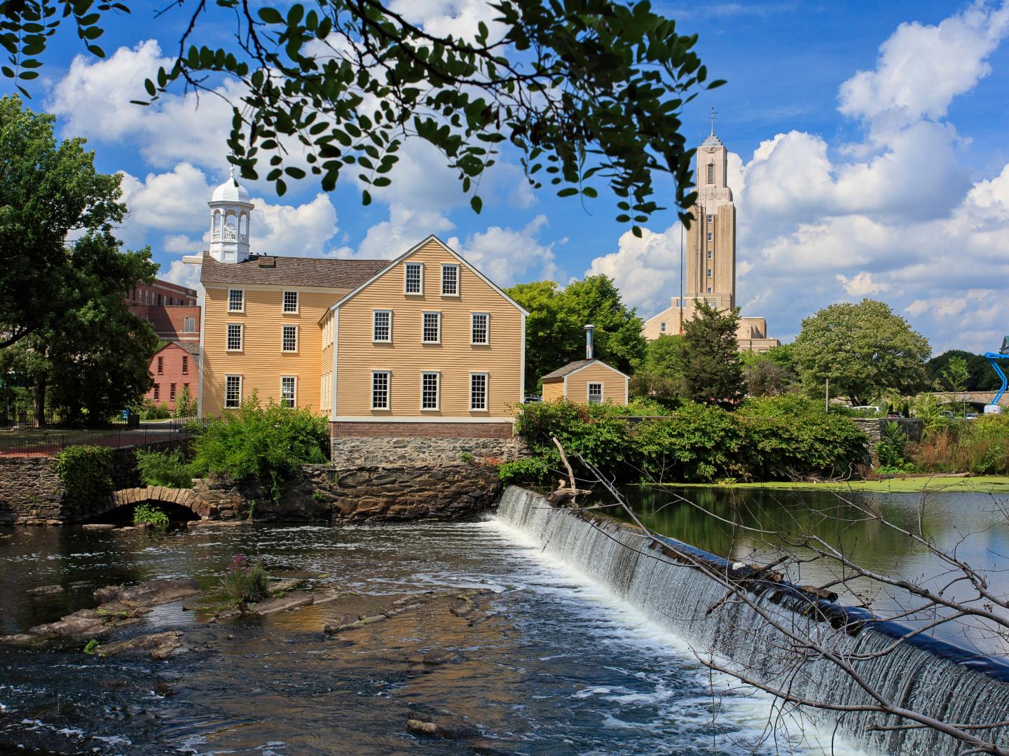 Slater Mill, a National Historic Landmark in Rhode Island Slater Mill, a National Historic Landmark in Rhode Island