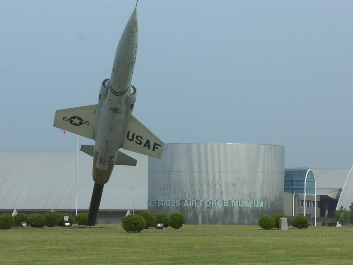 Exterior of the National Museum of the U.S. Air Force in Dayton, Ohio Exterior of the National Museum of the U.S. Air Force in Dayton, Ohio