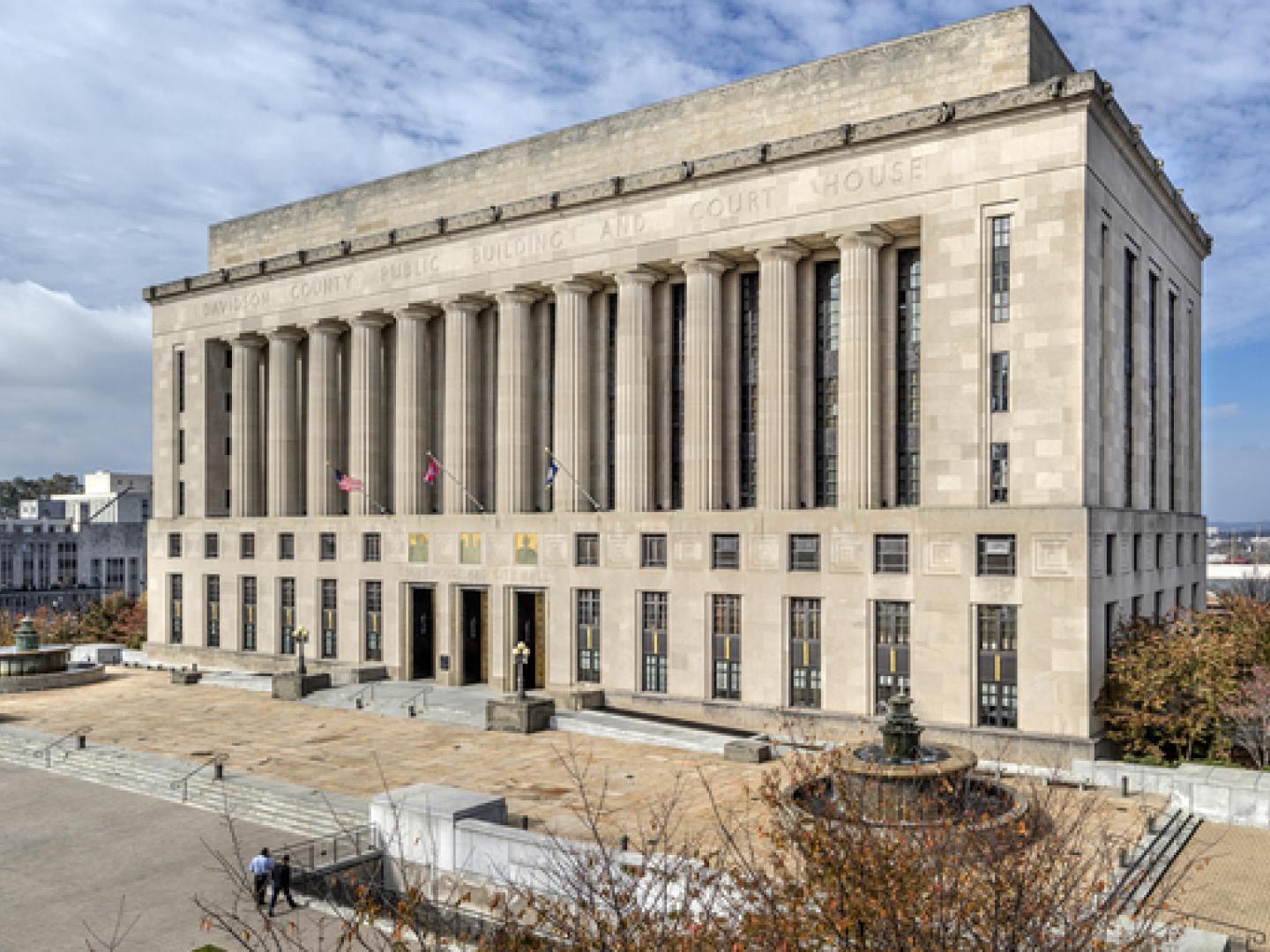 Davidson County Courthouse in Nashville, Tennessee Davidson County Courthouse in Nashville, Tennessee