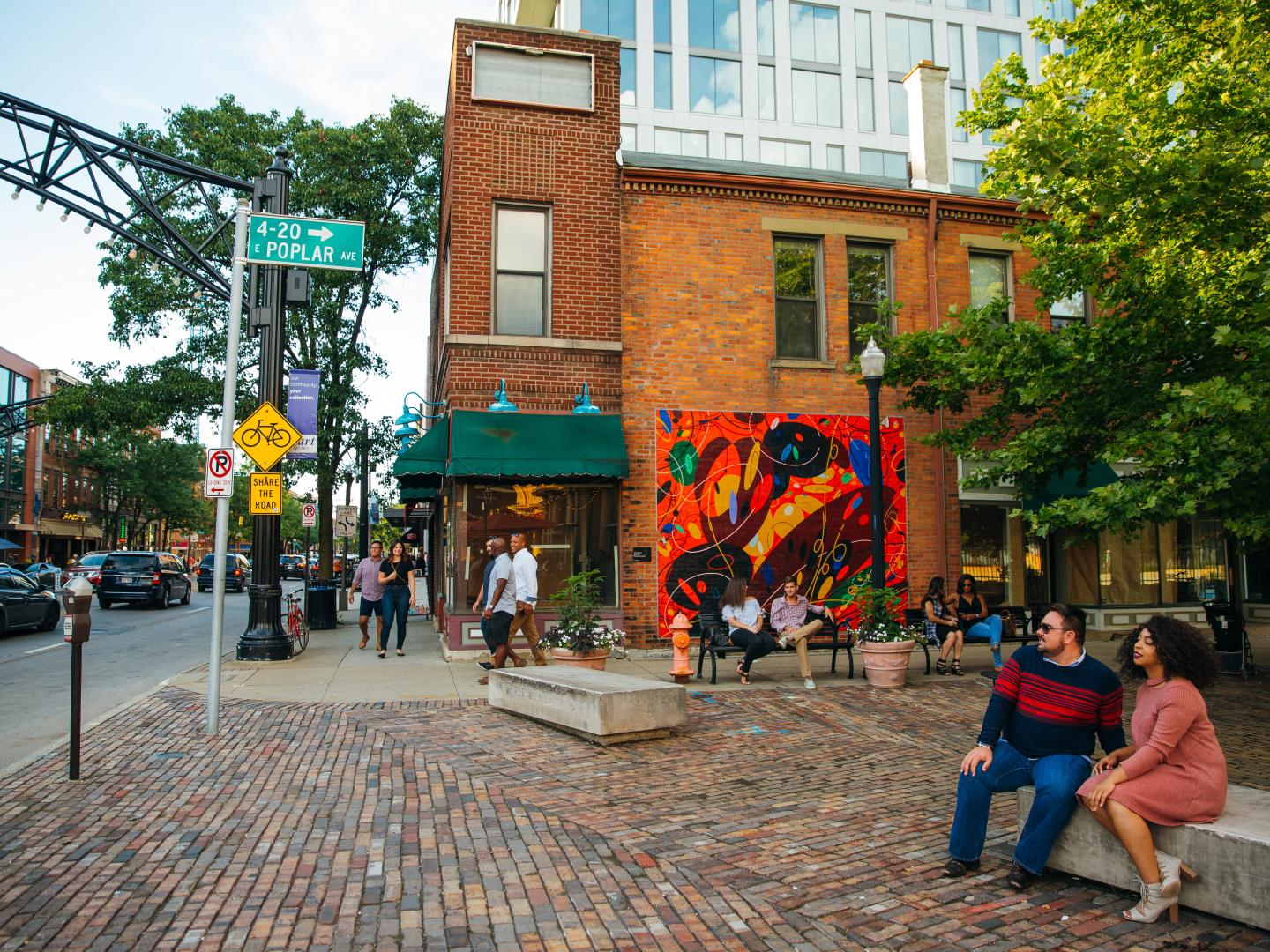 The Short North Arts District in Columbus, Ohio The Short North Arts District in Columbus, Ohio