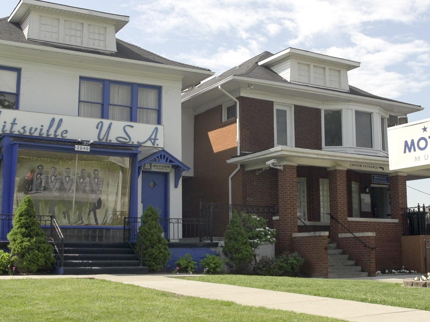 Façade du Motown Museum à Détroit, dans le Michigan Façade du Motown Museum à Détroit, dans le Michigan