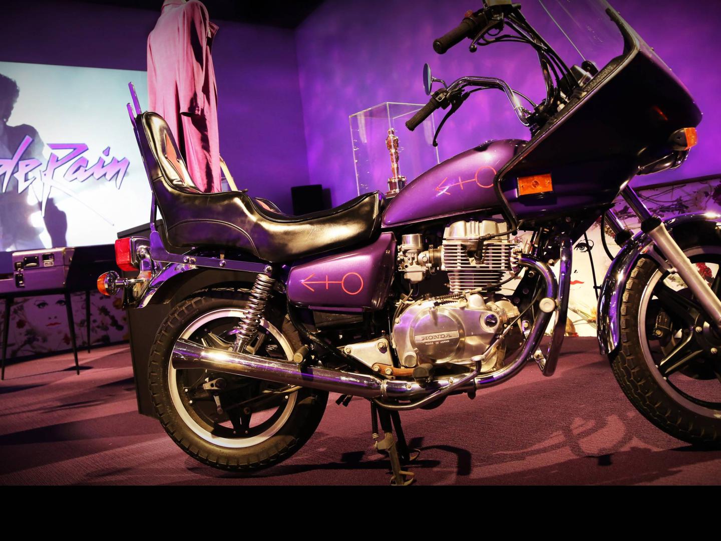 A ‘Purple Rain’ exhibit at Prince’s Paisley Park in Minneapolis, Minnesota A ‘Purple Rain’ exhibit at Prince’s Paisley Park in Minneapolis, Minnesota