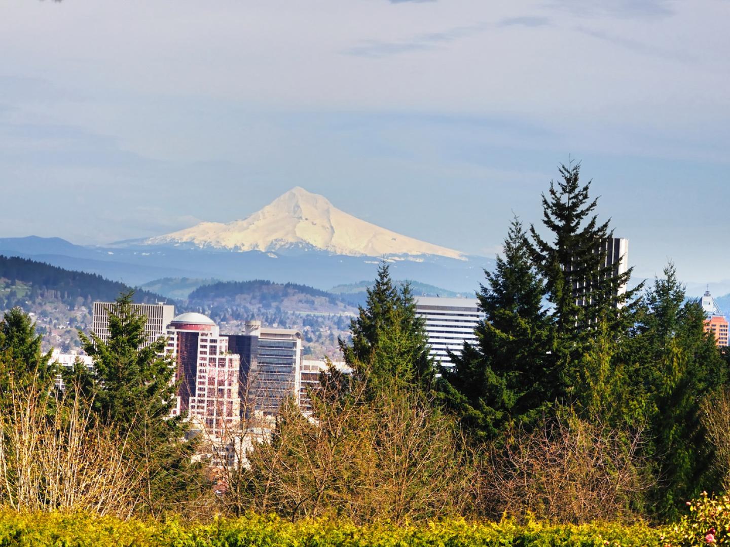 View of Portland, Oregon, from Washington Park View of Portland, Oregon, from Washington Park