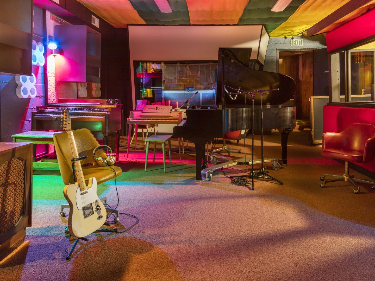 L’intérieur du Muscle Shoals Sound Studio en Alabama L’intérieur du Muscle Shoals Sound Studio en Alabama