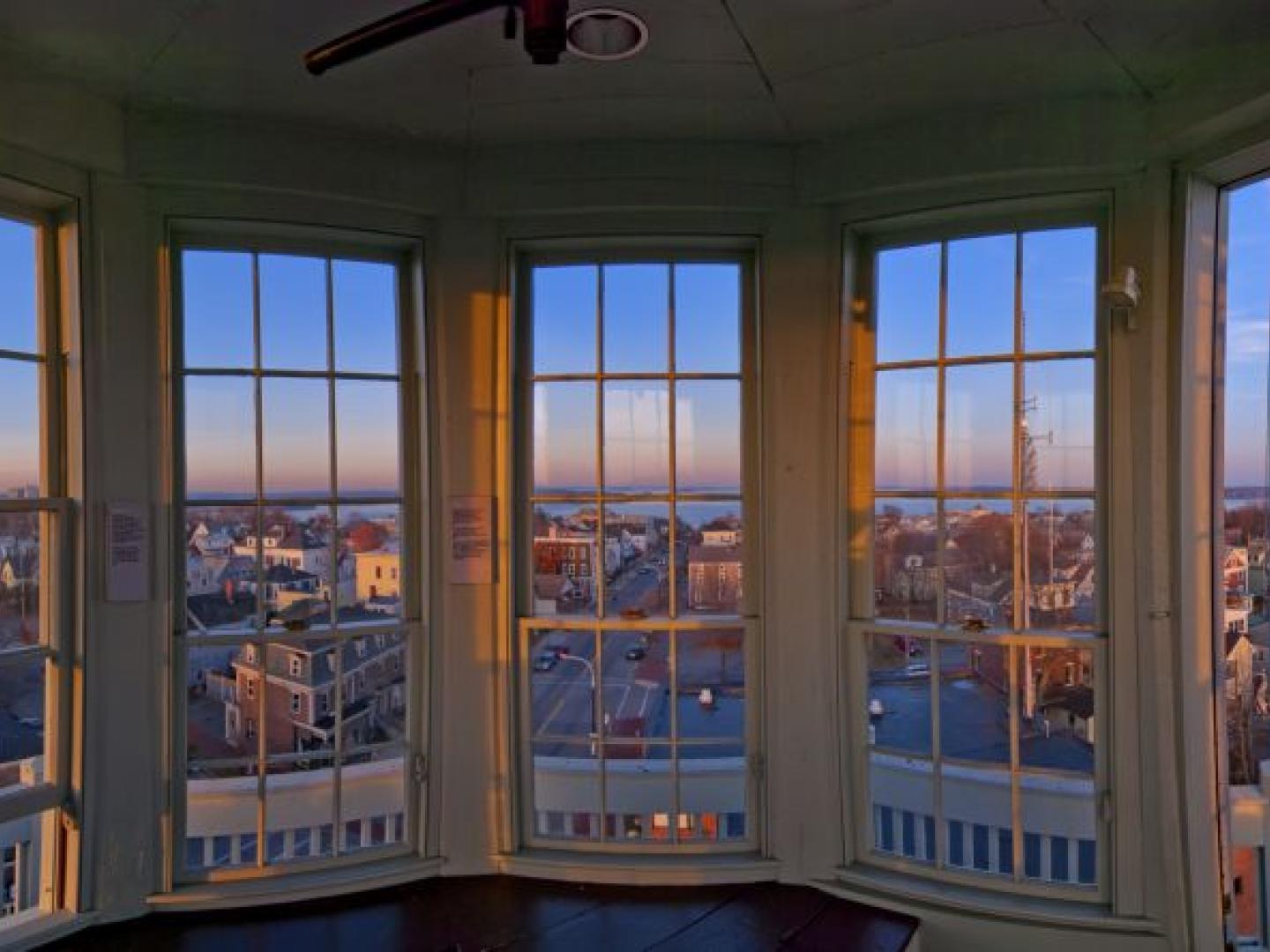 View from the Portland Observatory in Maine View from the Portland Observatory in Maine