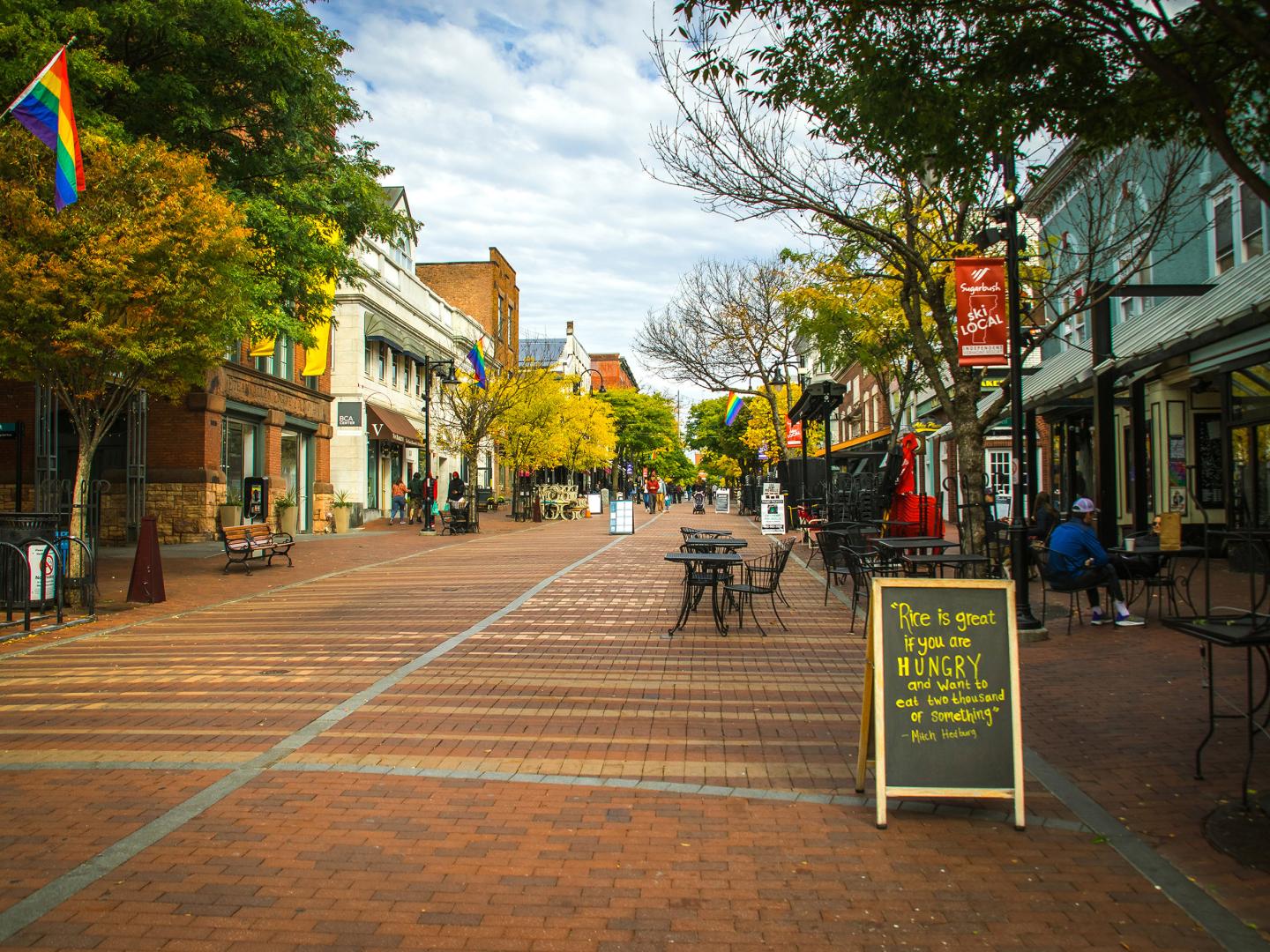 Church Street Marketplace in Burlington, Vermont Church Street Marketplace in Burlington, Vermont