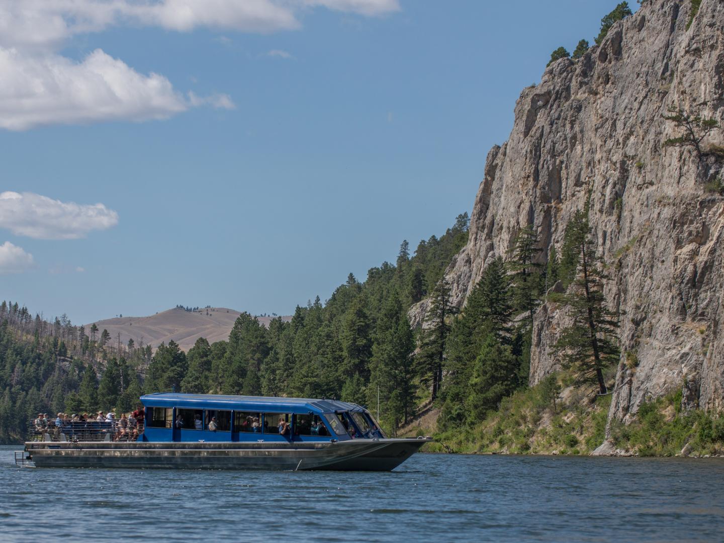 Boat tour of Gates of the Mountains in Montana Boat tour of Gates of the Mountains in Montana