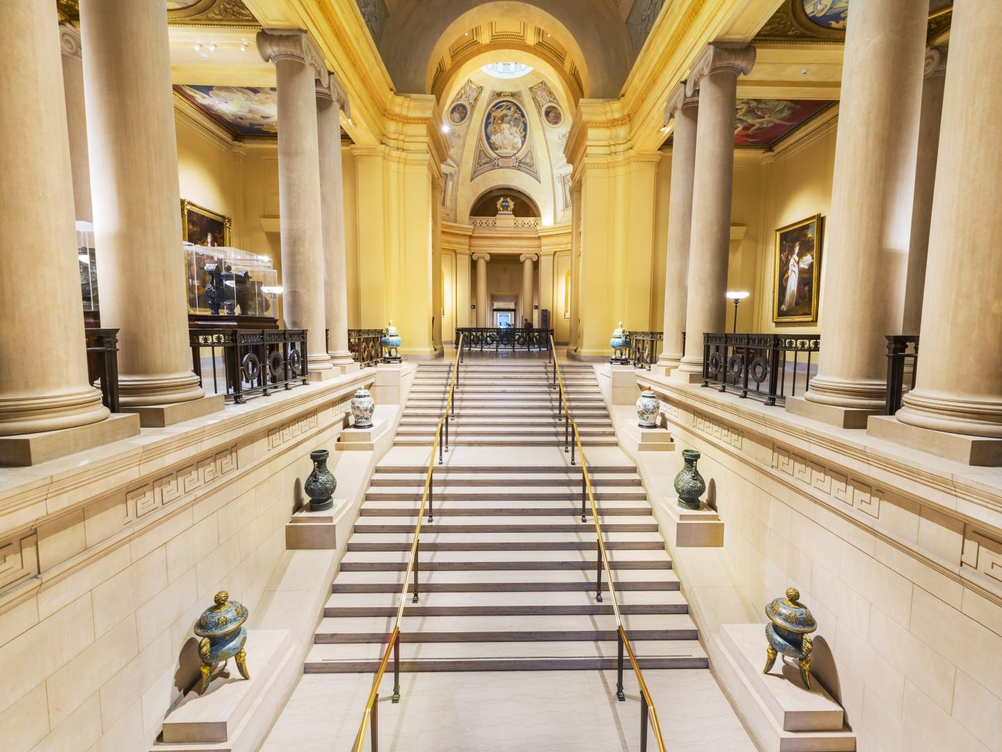 Interior of the Museum of Fine Arts in Boston, Massachusetts Interior of the Museum of Fine Arts in Boston, Massachusetts