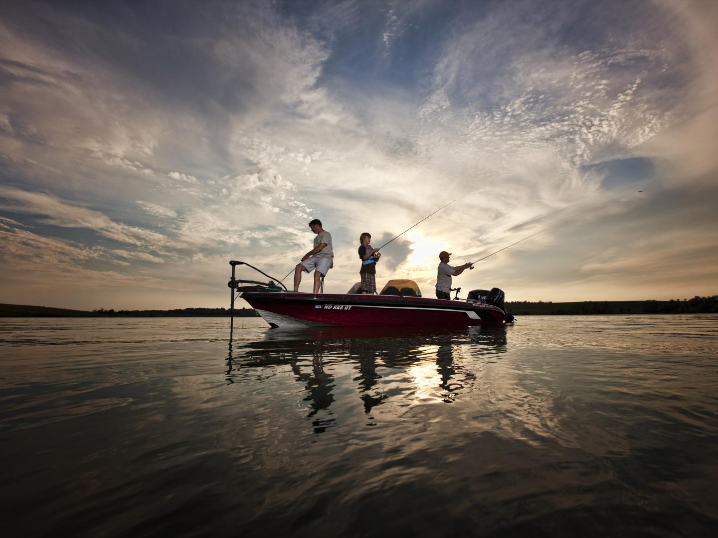 Fishing on Devils Lake in North Dakota Fishing on Devils Lake in North Dakota