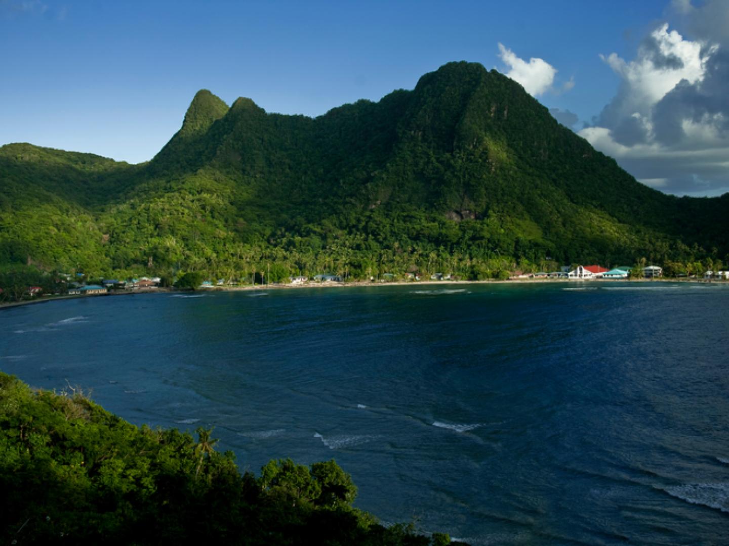 Mount Alava on Tutuila Island in American Samoa Mount Alava on Tutuila Island in American Samoa