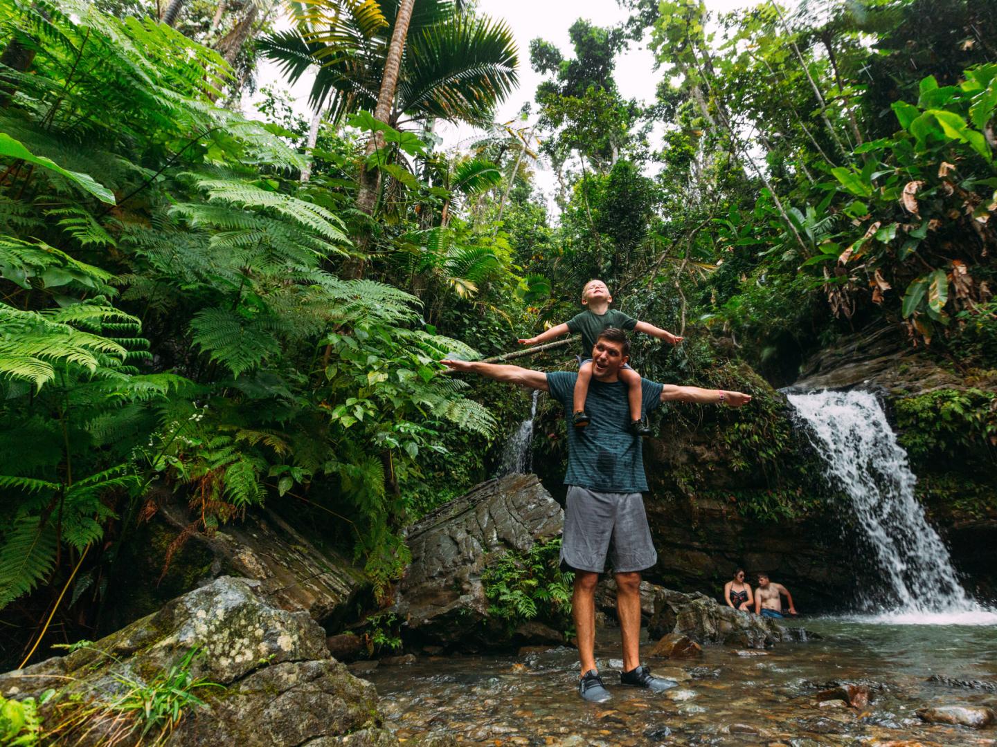 Exploring the waterfalls of El Yunque National Forest, Puerto Rico Exploring the waterfalls of El Yunque National Forest, Puerto Rico