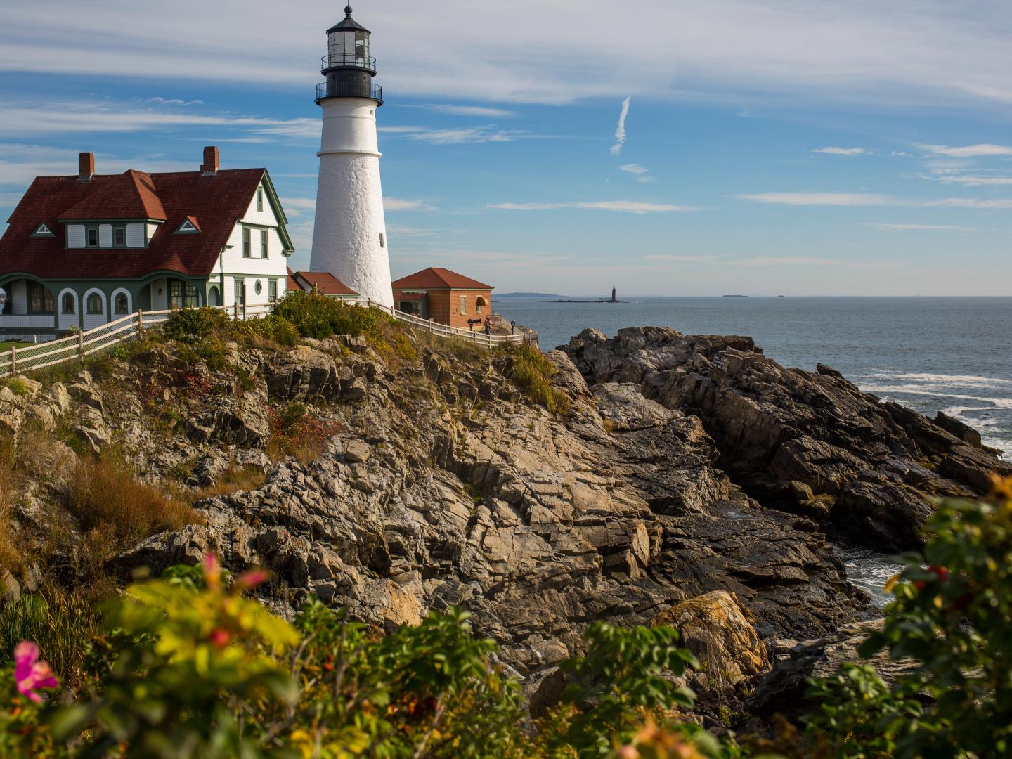The Portland Head Light in Cape Elizabeth, Maine The Portland Head Light in Cape Elizabeth, Maine